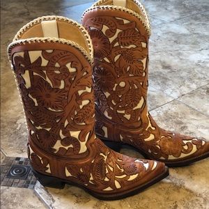 Handmade cowboy boots